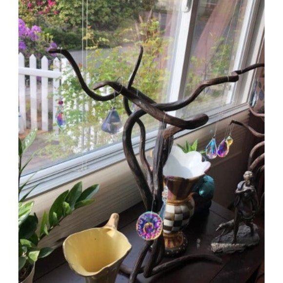 Crystal Prism Suncatchers, Rainbow Hanging Crystals Ornament Pendant for Window - Picture 2 of 2